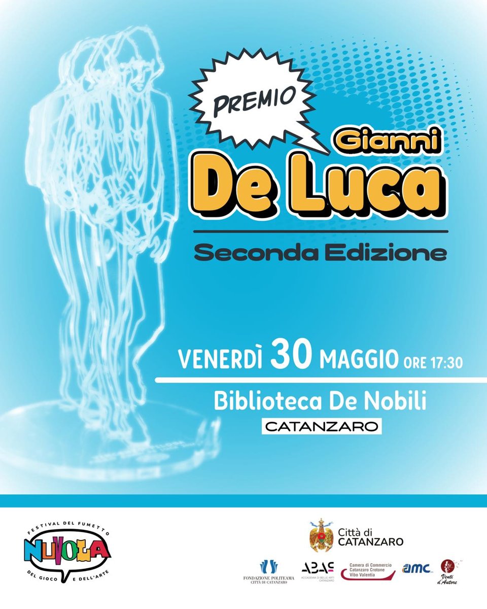 Locandina: Nuvola 2025, premio Gianni De Luca 2ª edizione