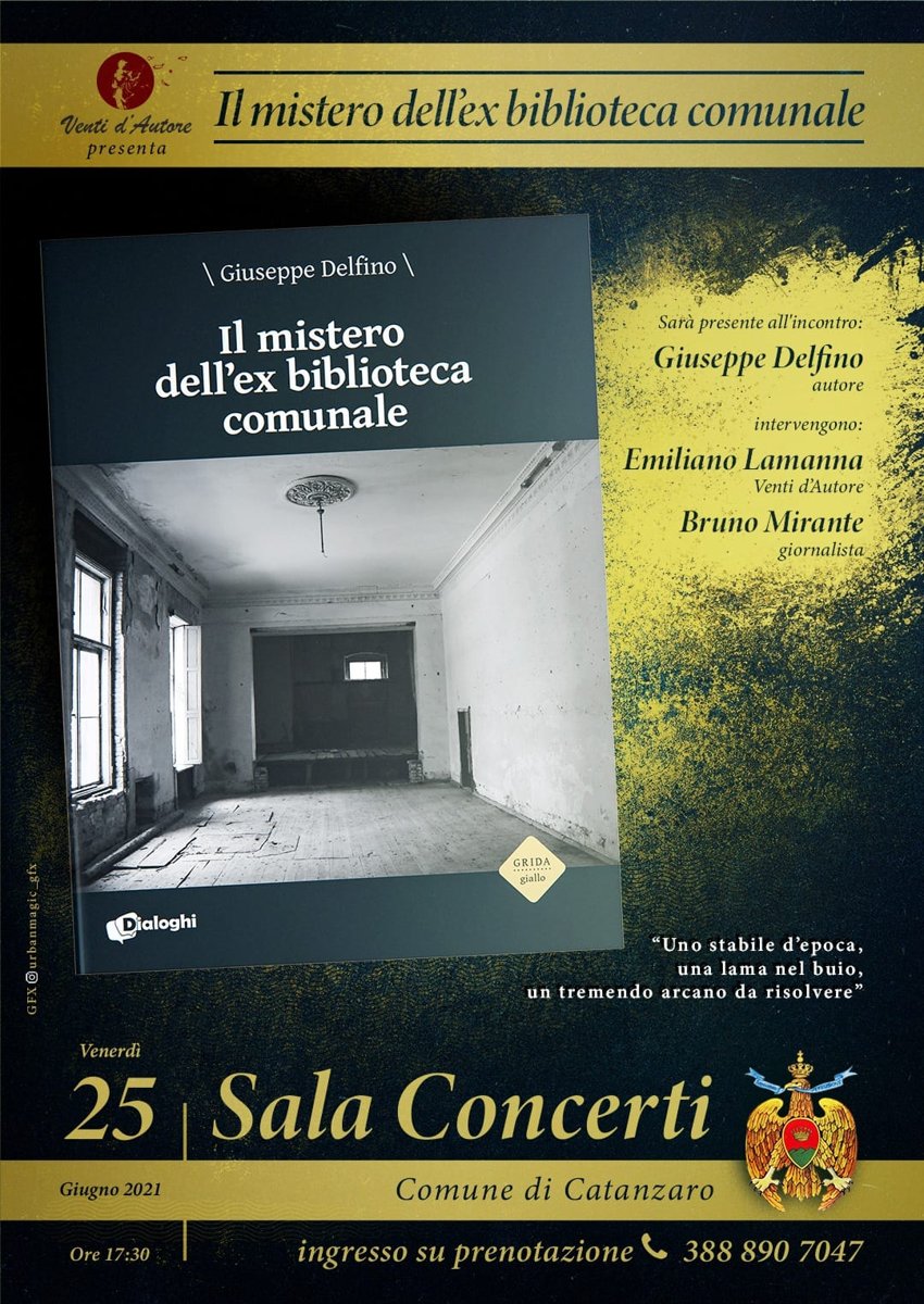 Locandina: Venti d'autore presenta "Il mistero dell'ex biblioteca comunale"