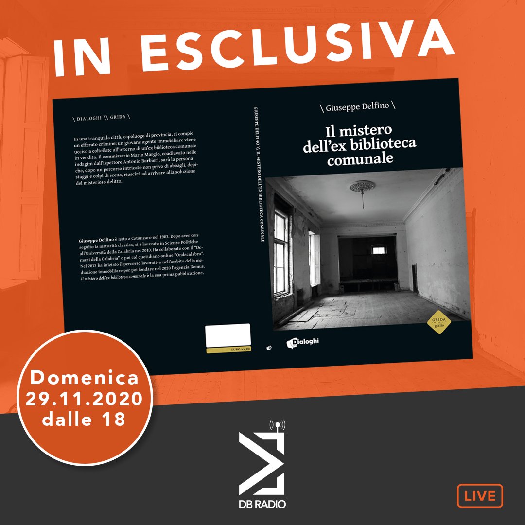Locandina: DB Radio "Il mistero dell'ex biblioteca comunale"